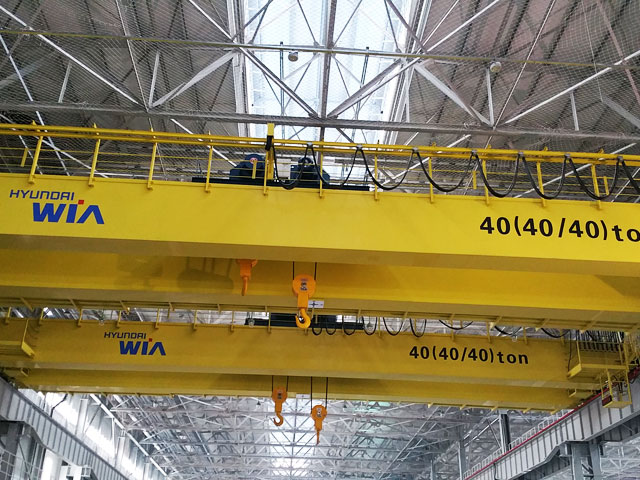 現(xiàn)代威亞起重機(jī)項目